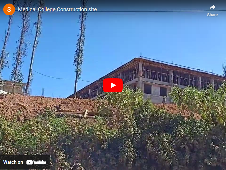 Medical College Construction Site Video