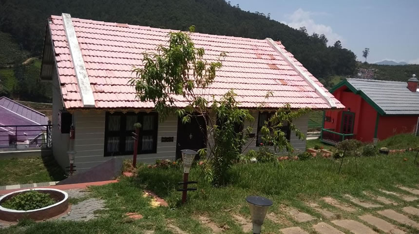 Exterior view cottage