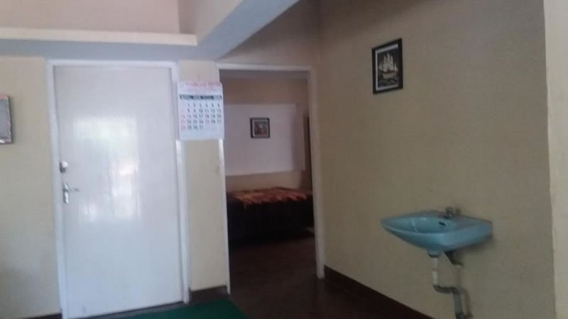 Living area with bedroom