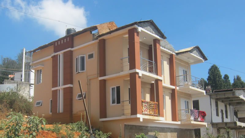 Three-storey hotel building