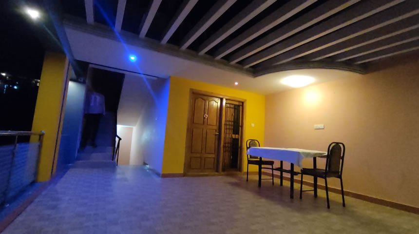 Dining area Night view