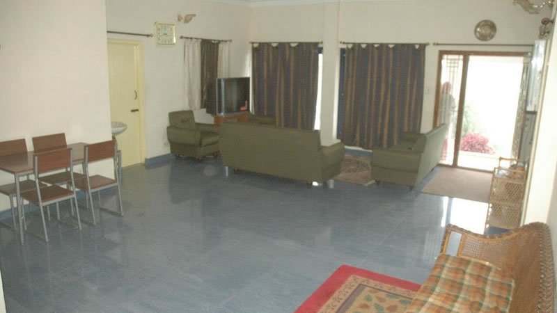 Open lounge and dining area