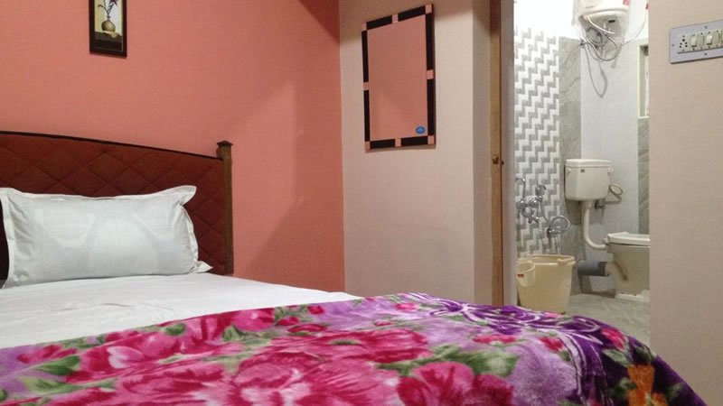 Bedroom with attached bathroom